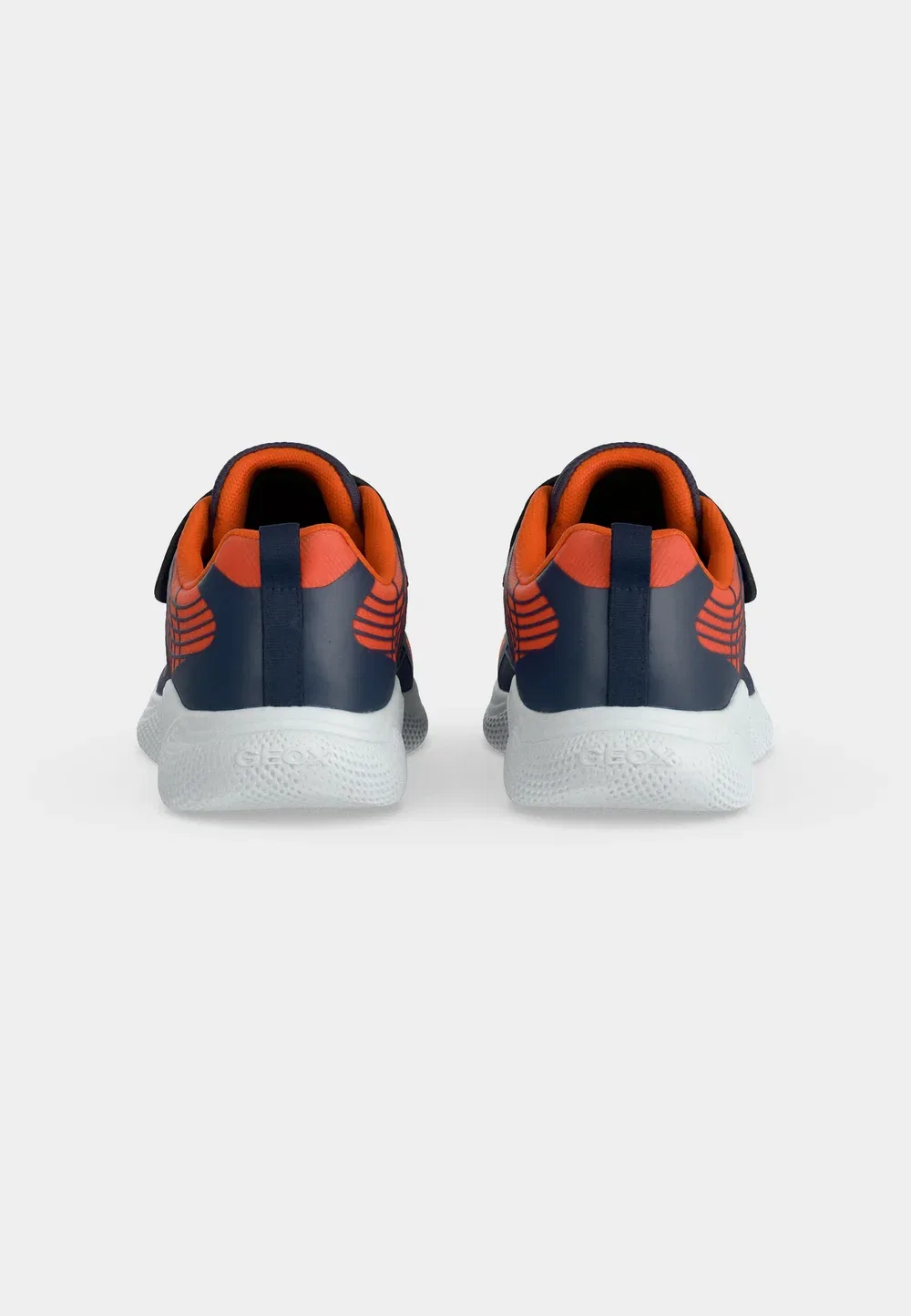 J sprintye boy - кроссовки Geox, Navy/Orange — фото 4