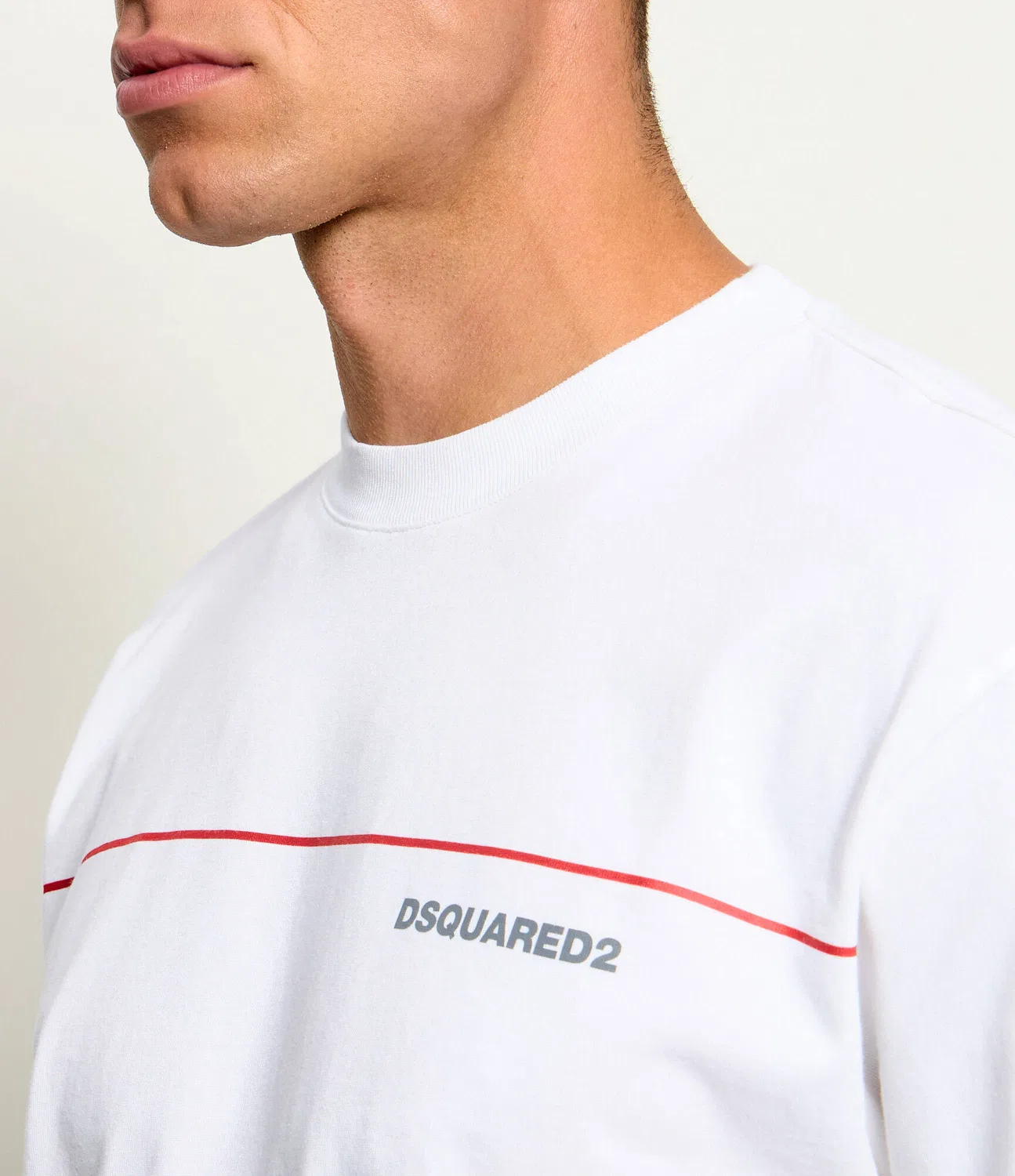 Футболка свободного кроя Dsquared2, Bianco — фото 4