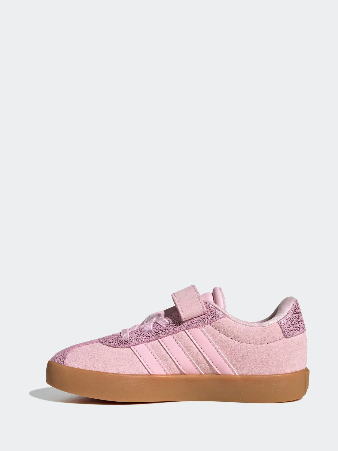 Кроссовки VL Court 3.0 adidas, розовые — фото 2