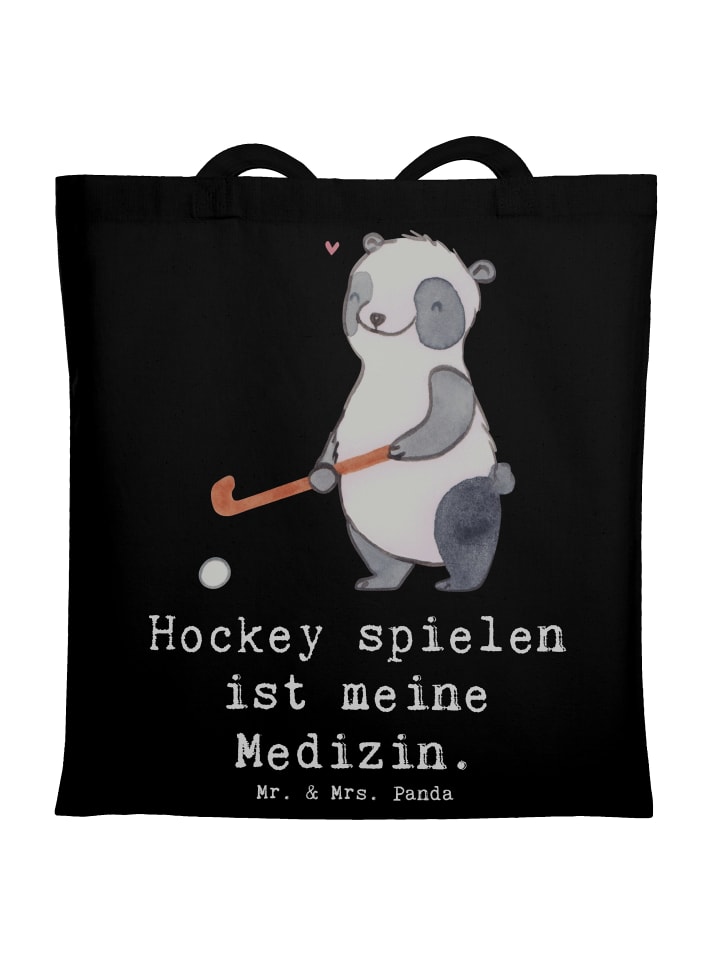 

Mr. & Mrs. Panda Хоккейная сумка Bag Panda с надписью черного цвета