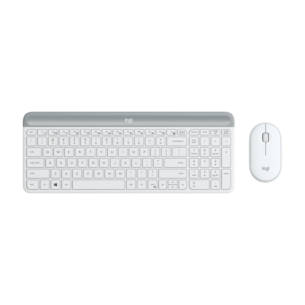 

Комплект периферии Logitech MK470 (клавиатура + мышь), белый