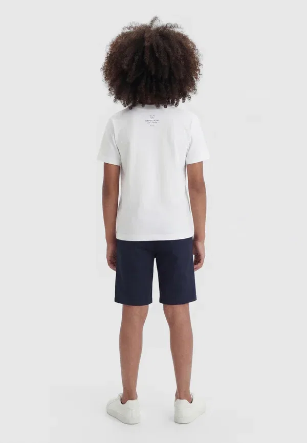 Комплект из 3 футболок Jjbrandon с круглым вырезом - базовая футболка Jack & Jones Junior, белый/темно-синий/небесно-голубой — фото 2