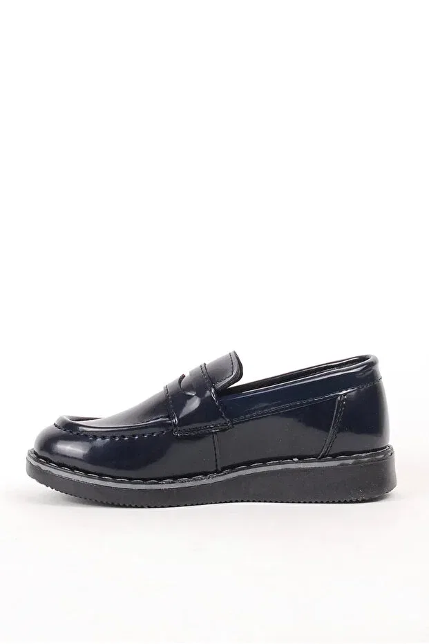 Детские туфли для мальчиков классические Rıdvan Çelik, Navy Blue — фото 4
