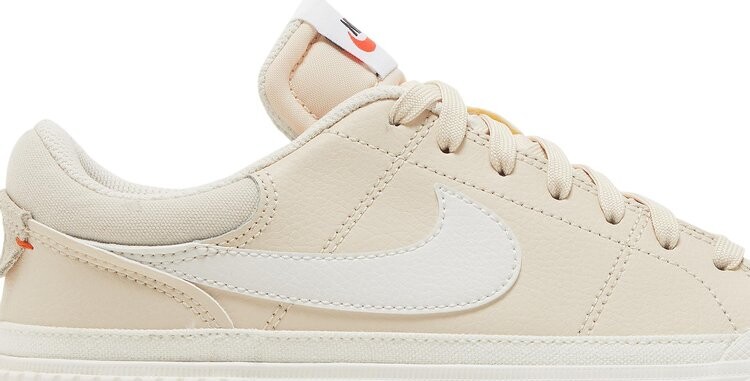 Кроссовки Nike Wmns Court Legacy Lift 'Pearl White', кремовый — фото 3