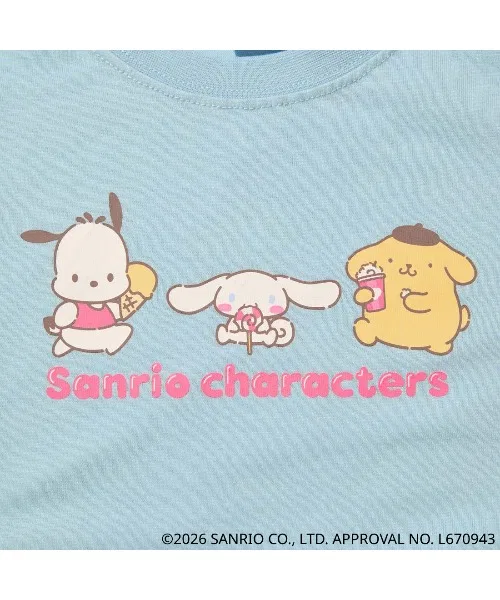 Детская футболка с принтом Sanrio Characters Back Graphic Tシャツ ALPEN / SPORTS DEPO SELECT, Charcoal Grey — фото 4