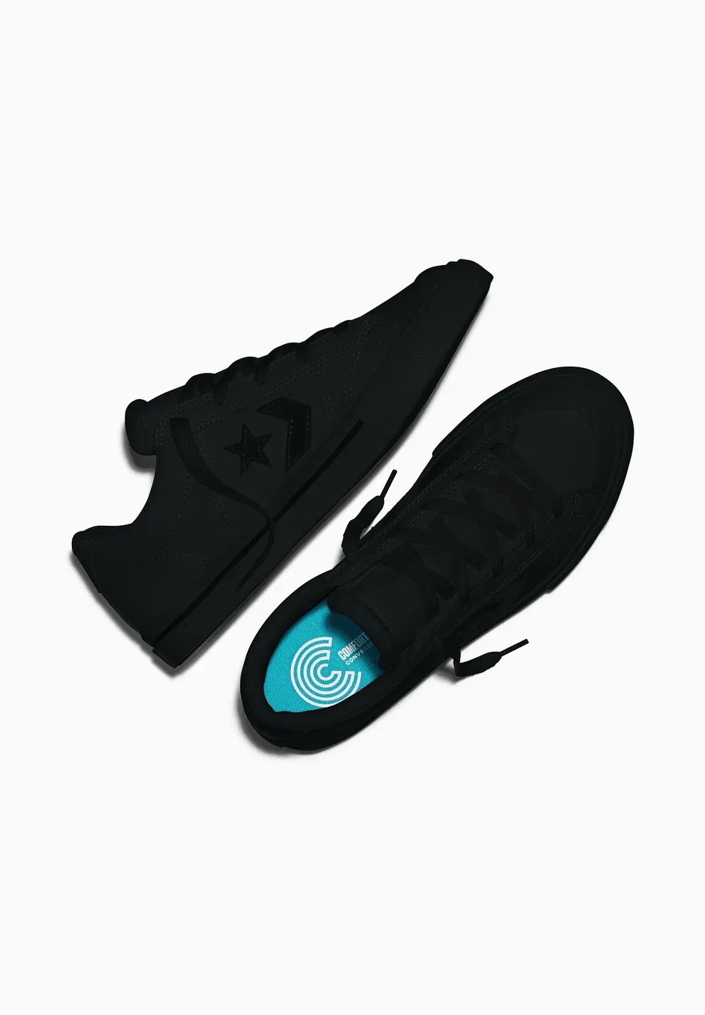 Унисекс - кроссовки Converse, Black Black Black — фото 3