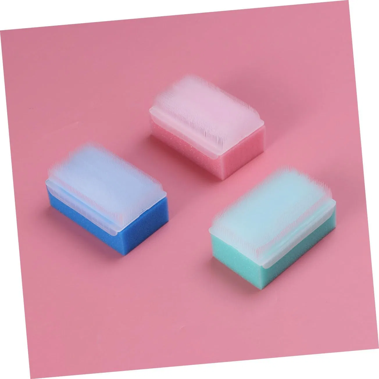 Набор мочалок для душа Sponge Massage Brush, 15 шт, FRCOLOR, мультиколор — фото 4