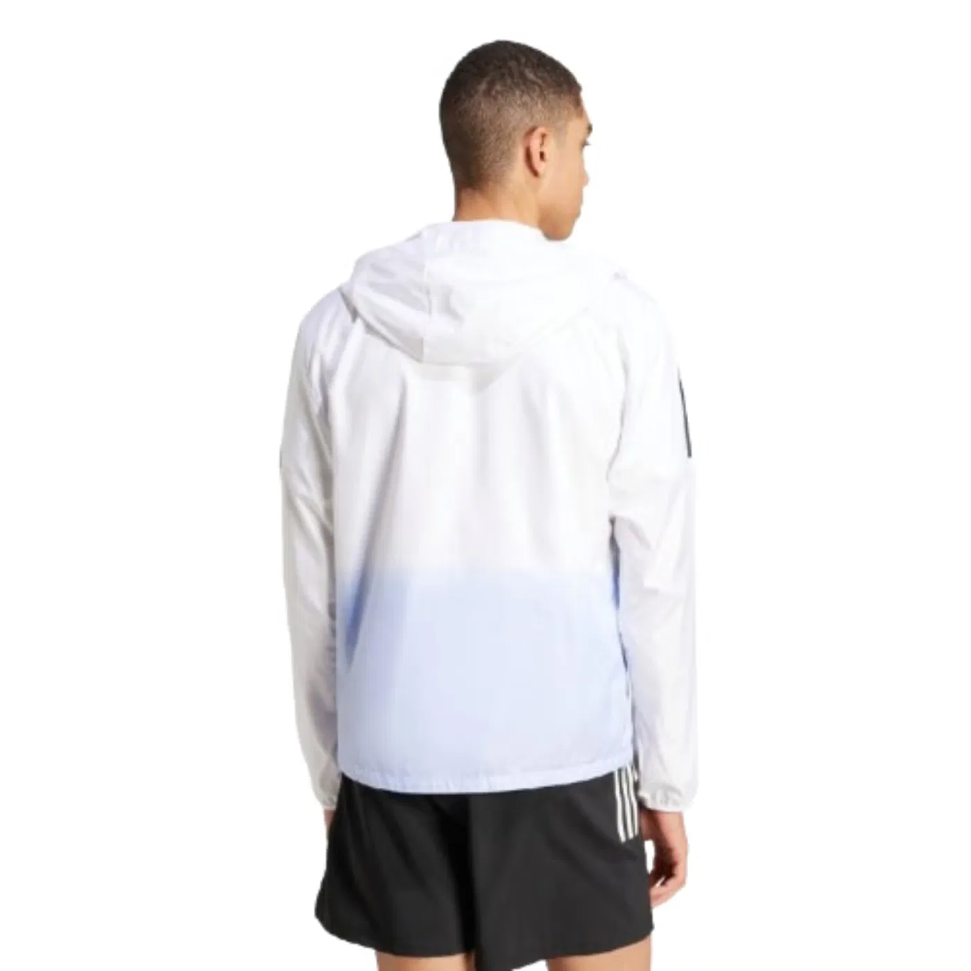 Куртка беговая с цветными блоками Own the Run Adidas, белая — фото 2