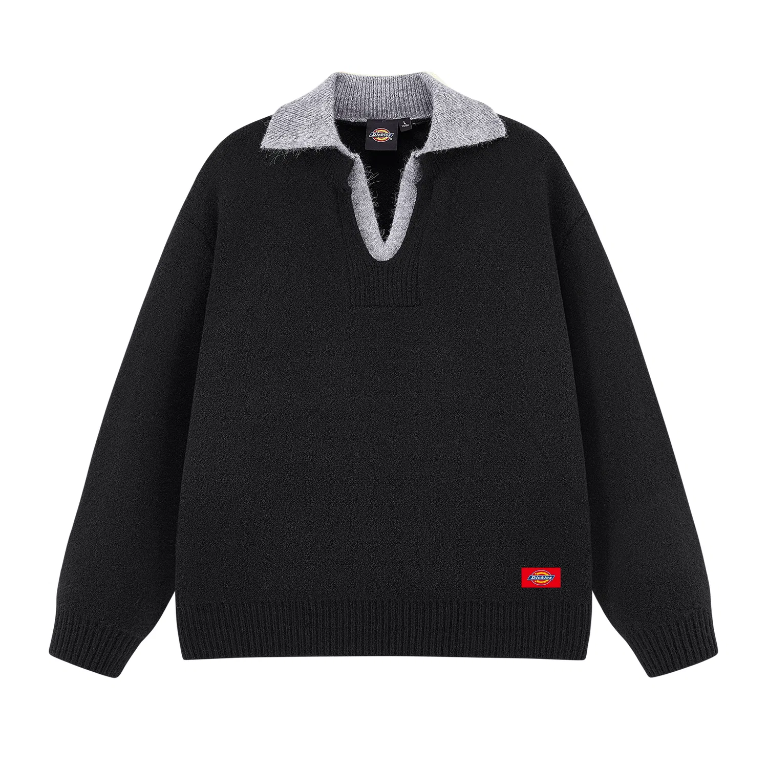 Детский свитер с V-образным вырезом Dickies, Black