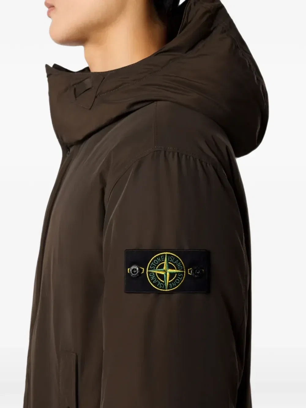 Парка Stone Island, коричневый — фото 4