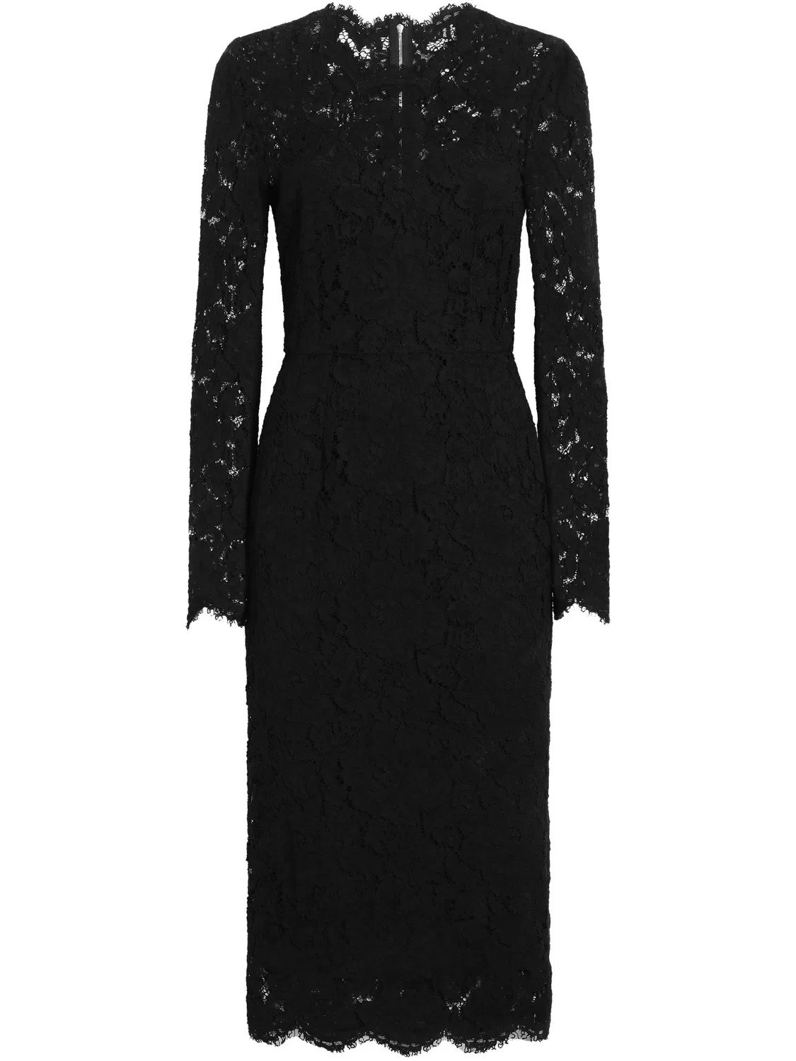Платье с длинными рукавами Dolce & Gabbana, черный