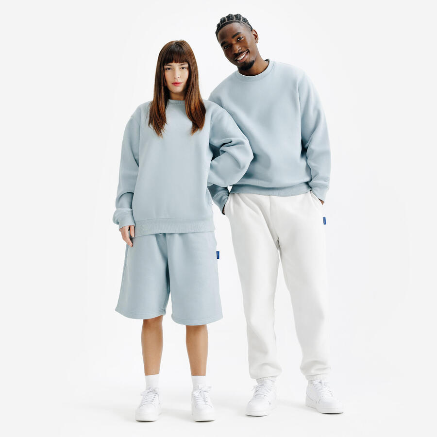 

DECATHLON Женская/мужская толстовка с круглым вырезом – Elementals Blue