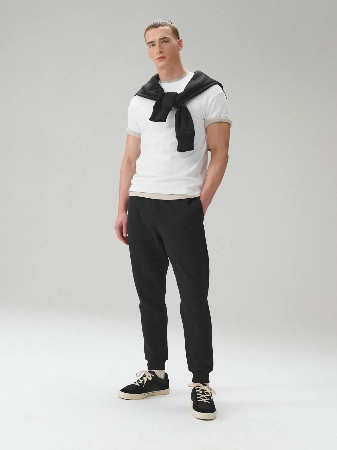 Джоггеры Slim Fit Brushback Next, черный