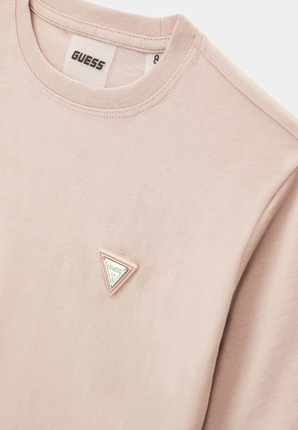 Футболка оверсайз - базовая футболка Guess, Beige — фото 3