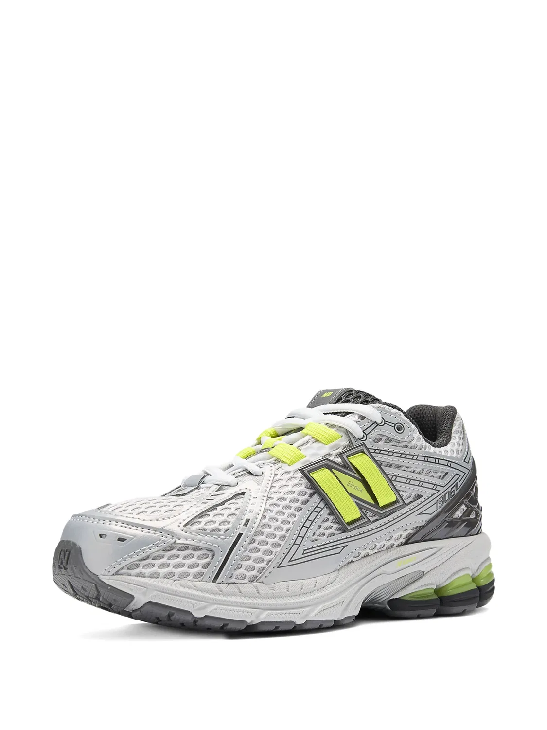 Металлические кроссовки с шнуровкой New Balance, белый — фото 3