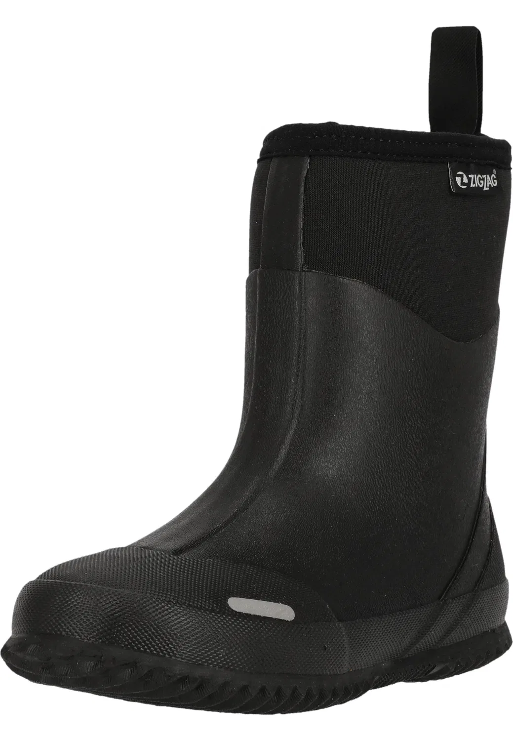 Детские сапоги резиновые с неопреном Gummistiefel Neopren Rubber Boot Zigzag, Schwarz — фото 2