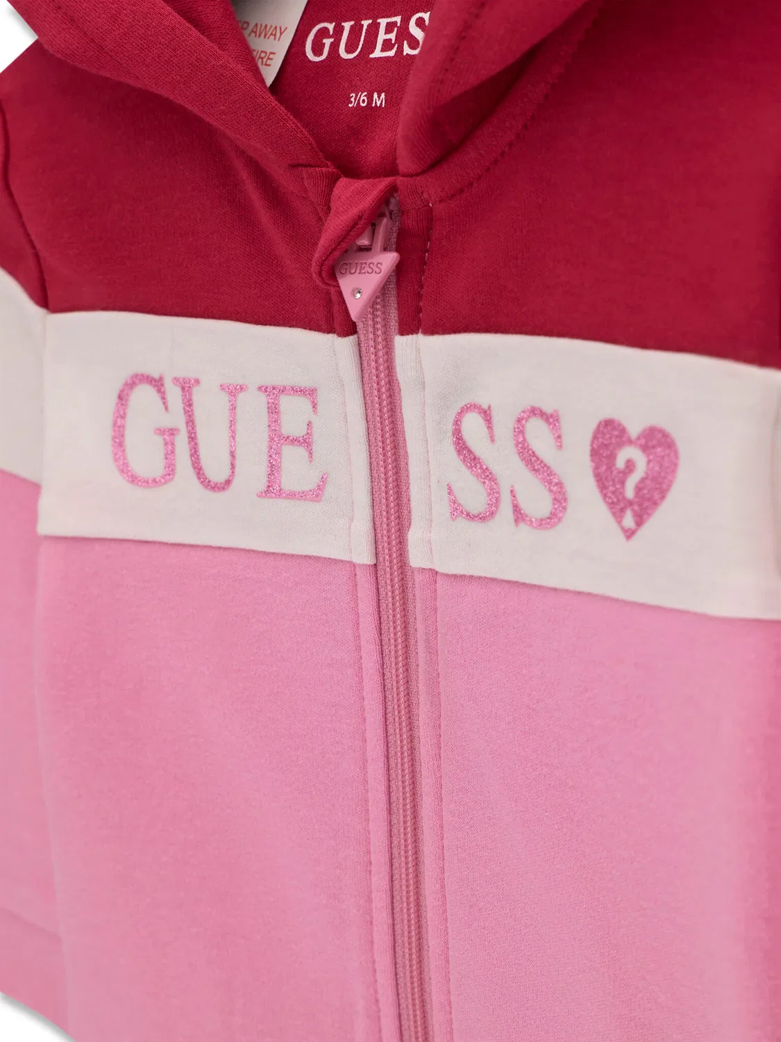 Спортивный костюм стандартного кроя для девочки Guess, светло-розовый — фото 4