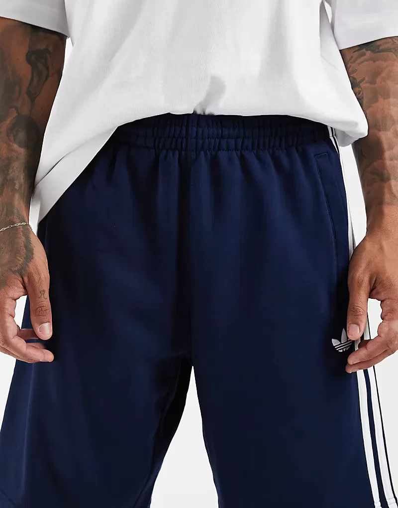 Шорты Adidas Originals с тремя полосками, ночной индиго/белый — фото 4