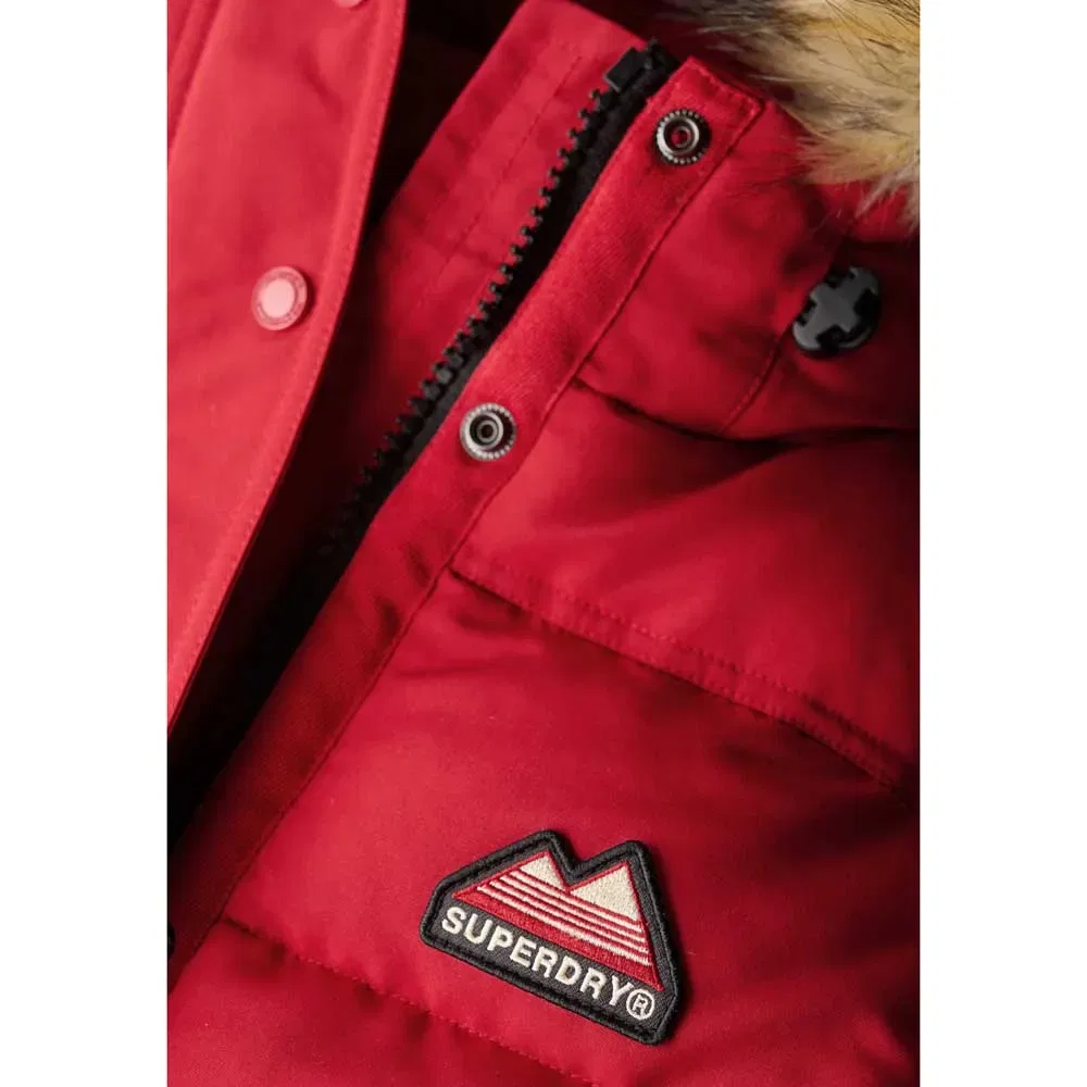 Жилет Superdry Everest Faux Fur, красный — фото 4