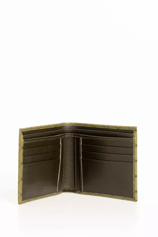 

ussardi кожаный мужской кошелек Trussardi, зеленый