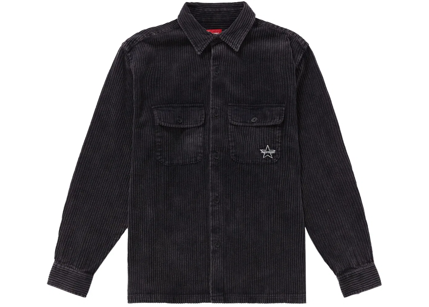 Мужская рубашка из вельвета Shirt (SS22) Supreme, Black