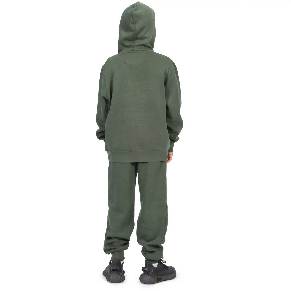 Детский пуловер-худи с капюшоном из флиса Everyday Kids, Green — фото 4