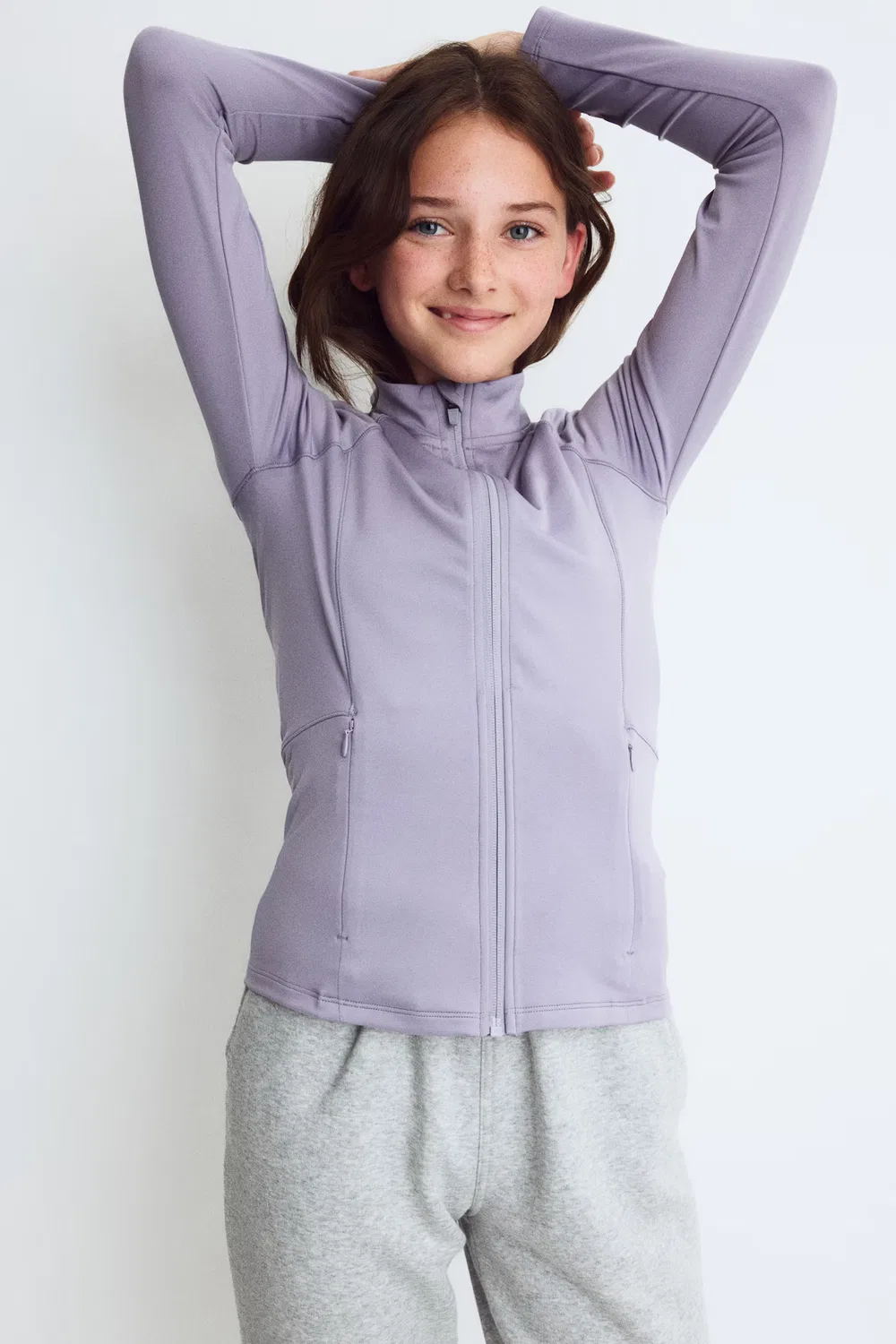 Спортивная куртка с технологией Drymove H&M, Mattes Flieder — фото 3