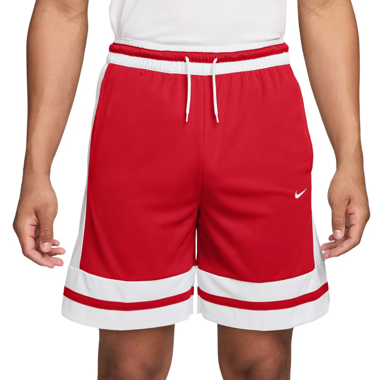 Мужские шорты с длинным рукавом Dri-FIT Game Classic 8" Nike, University Red/White