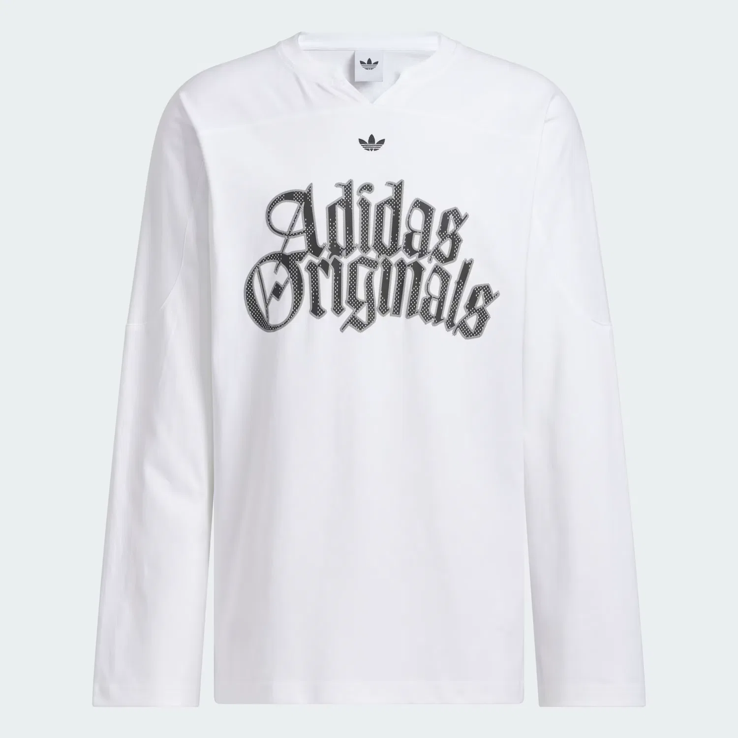 Мужская футболка с длинным рукавом свободного кроя OG M TEE LS T-Shirt Adidas Originals, белый — фото 4