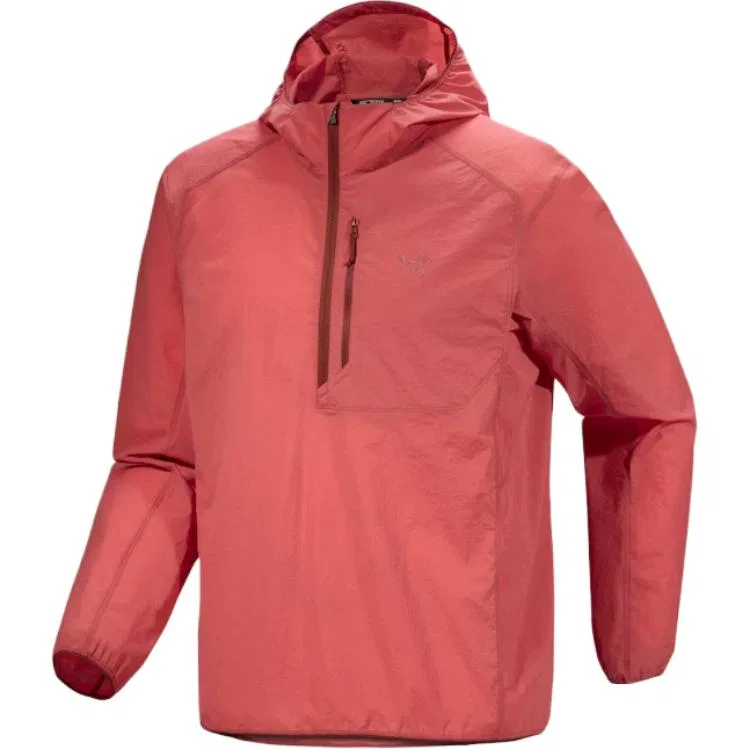 Мужская софтшелл-куртка с длинным рукавом Arcteryx OSSA, Crimson Rock Red