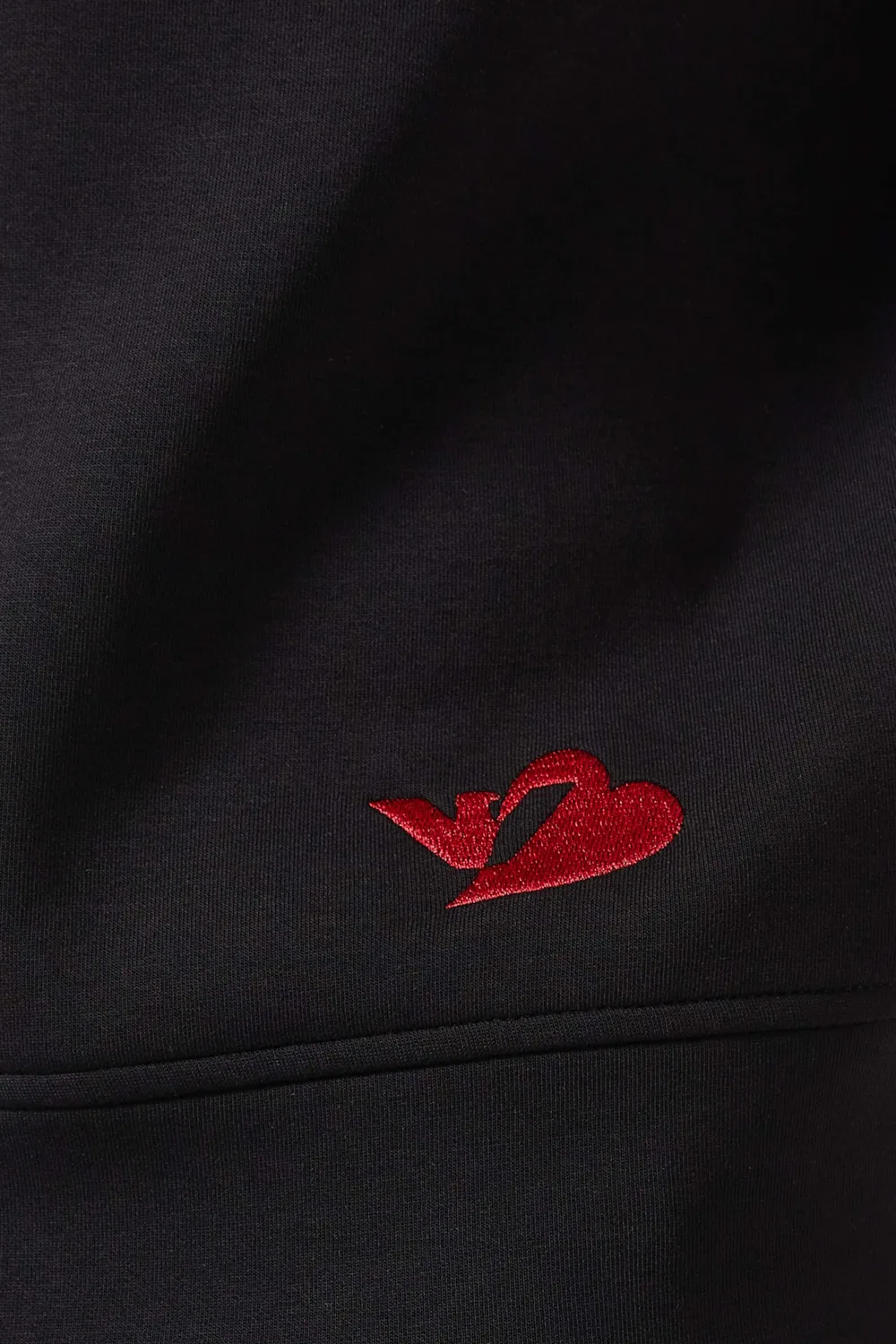 Свитшот с принтом Heart Eagle Logo Emporio Armani, черный — фото 4