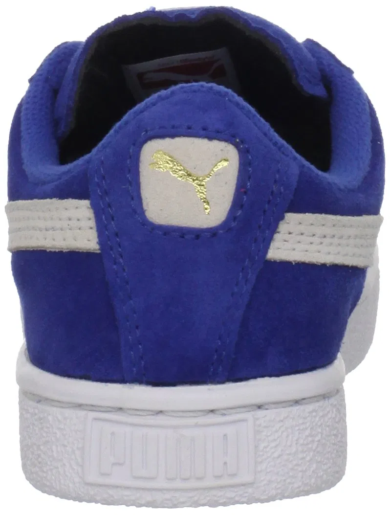 Детские кроссовки для мальчиков замшевые Kids PUMA, Olympian Blue White — фото 3