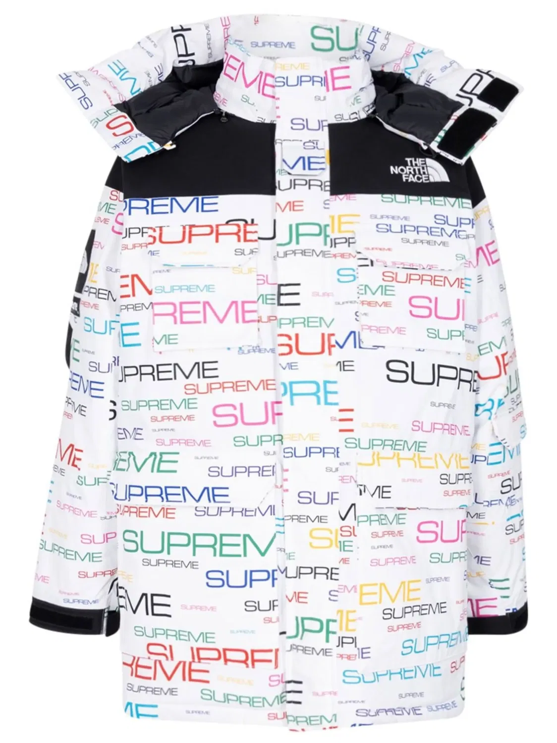 Пуховик с 700-филлингом Supreme, белый