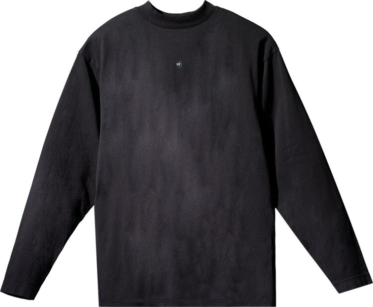 

Лонгслив Yeezy Gap Engineered by Balenciaga Logo Long-Sleeve Tee 'Black', черный