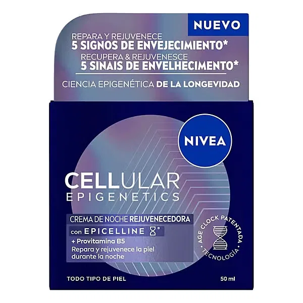 Крем ночной омолаживающий с Epicelline и провитамином B5 NIVEA Cellular Epigenetics, 50 мл — фото 2