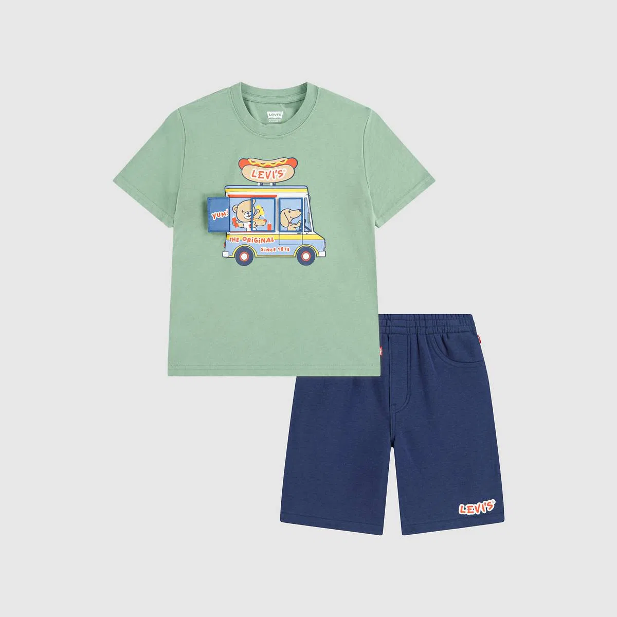 Набор «Фургончик с хот-догами» для мальчиков 4-7 лет Levi's, Shale Green - Green — фото 3