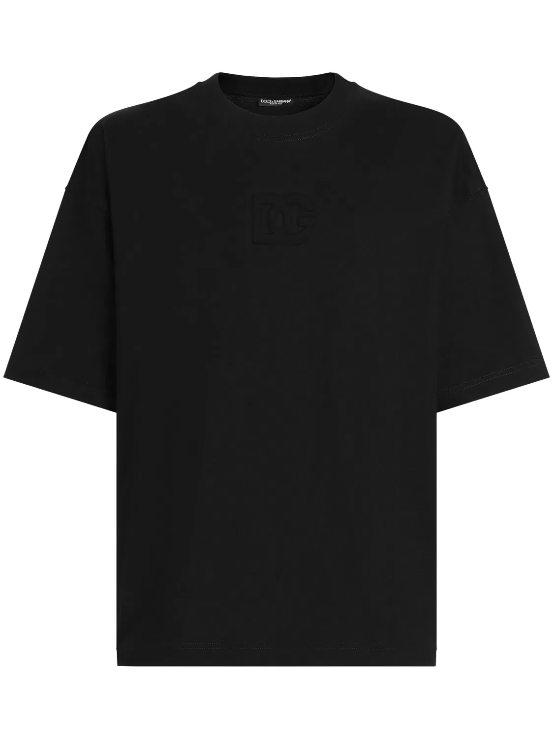 Dolce & Gabbana Футболка с логотипом, черная