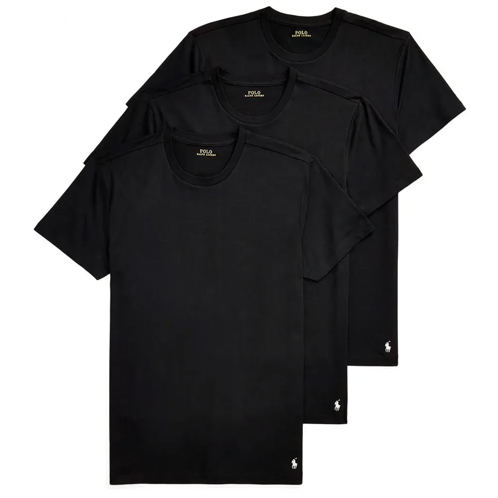 Комплект мужских футболок с коротким рукавом Polo ralph lauren, Black