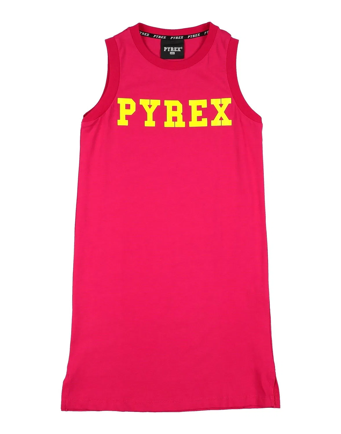 Детское платье из джерси с принтом Pyrex, фуксия
