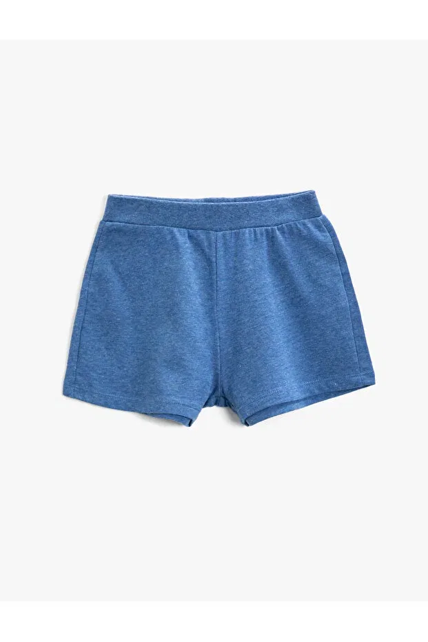 Детские шорты для девочек хлопковые Koton, Medium Indigo/740