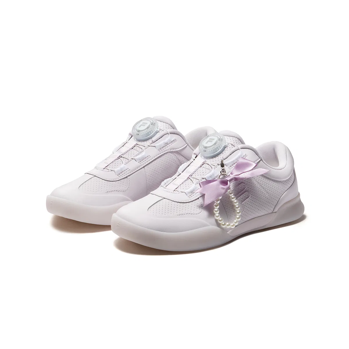Детские кеды на липучке Heritage FHT FILA KIDS, Romantic Purple/Asparagus White — фото 4