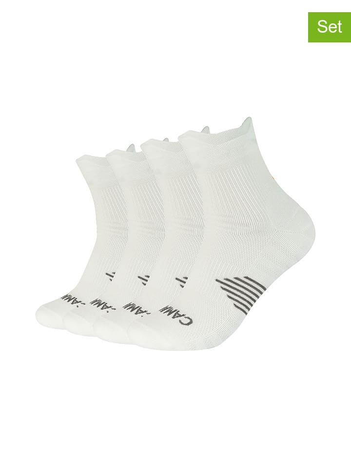 

Camano Набор из 4 тренировочных носков белого цвета