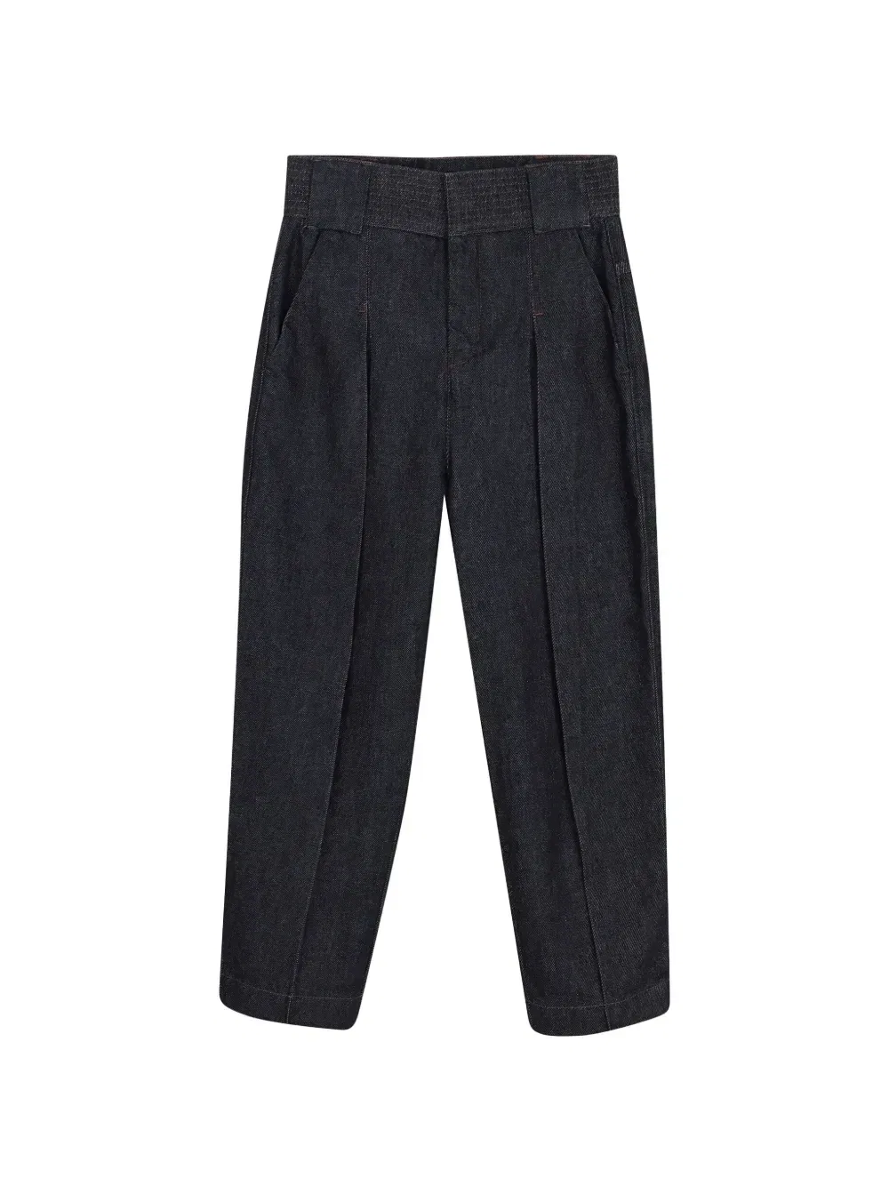 Брюки-карго с защипами Lanvin Enfant, синий