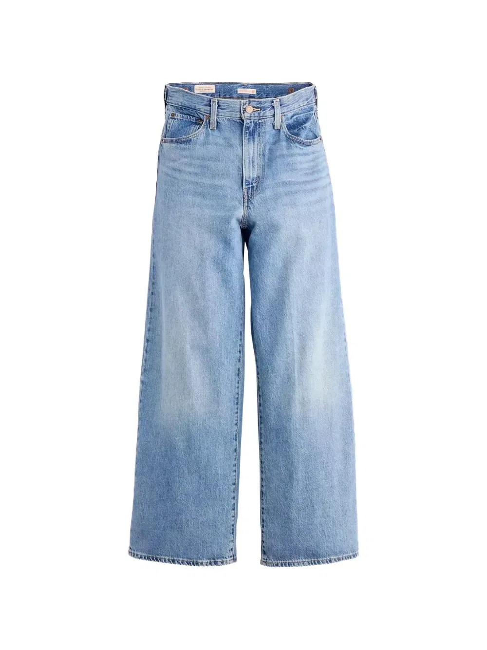 Джинсы с широкими штанинами и затягивающимся поясом Levi'S, синий