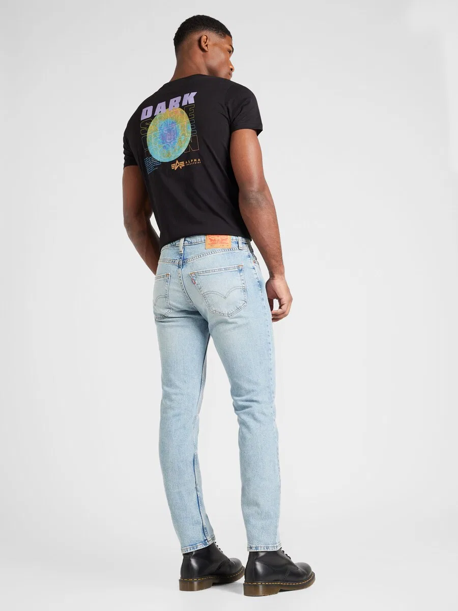Джинсы LEVI'S Slim fit '511' синего цвета — фото 4