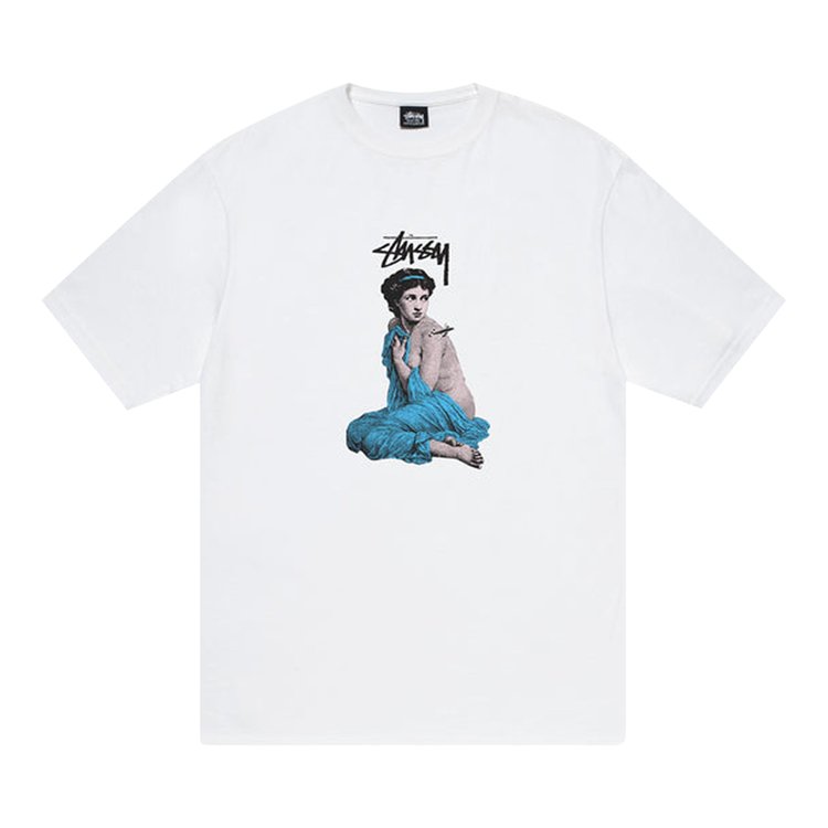 Футболка Stussy Lady Rome Tee 'White', белый - фото