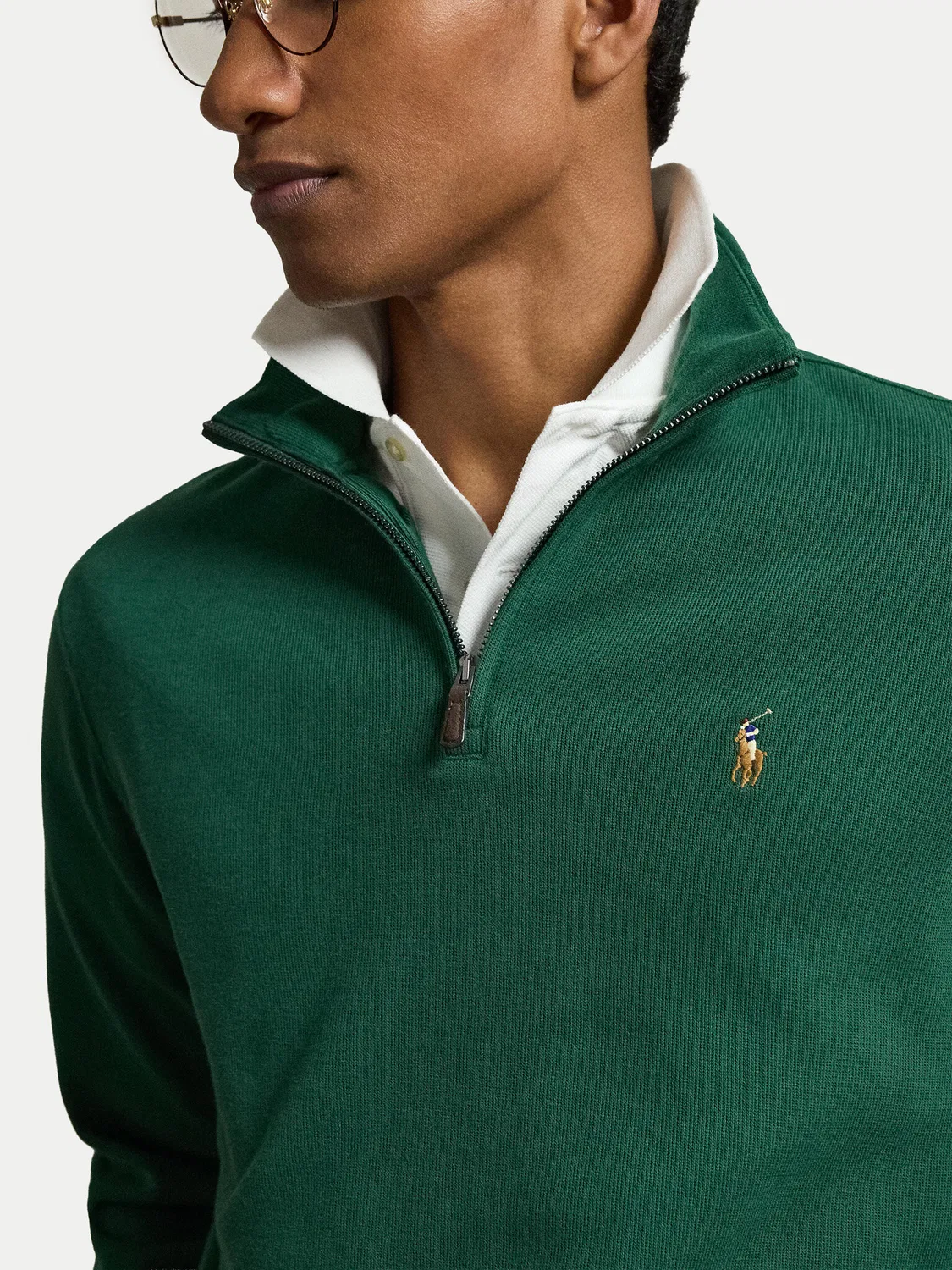Мужская толстовка стандартного кроя Estate Polo Ralph Lauren, зеленый — фото 4