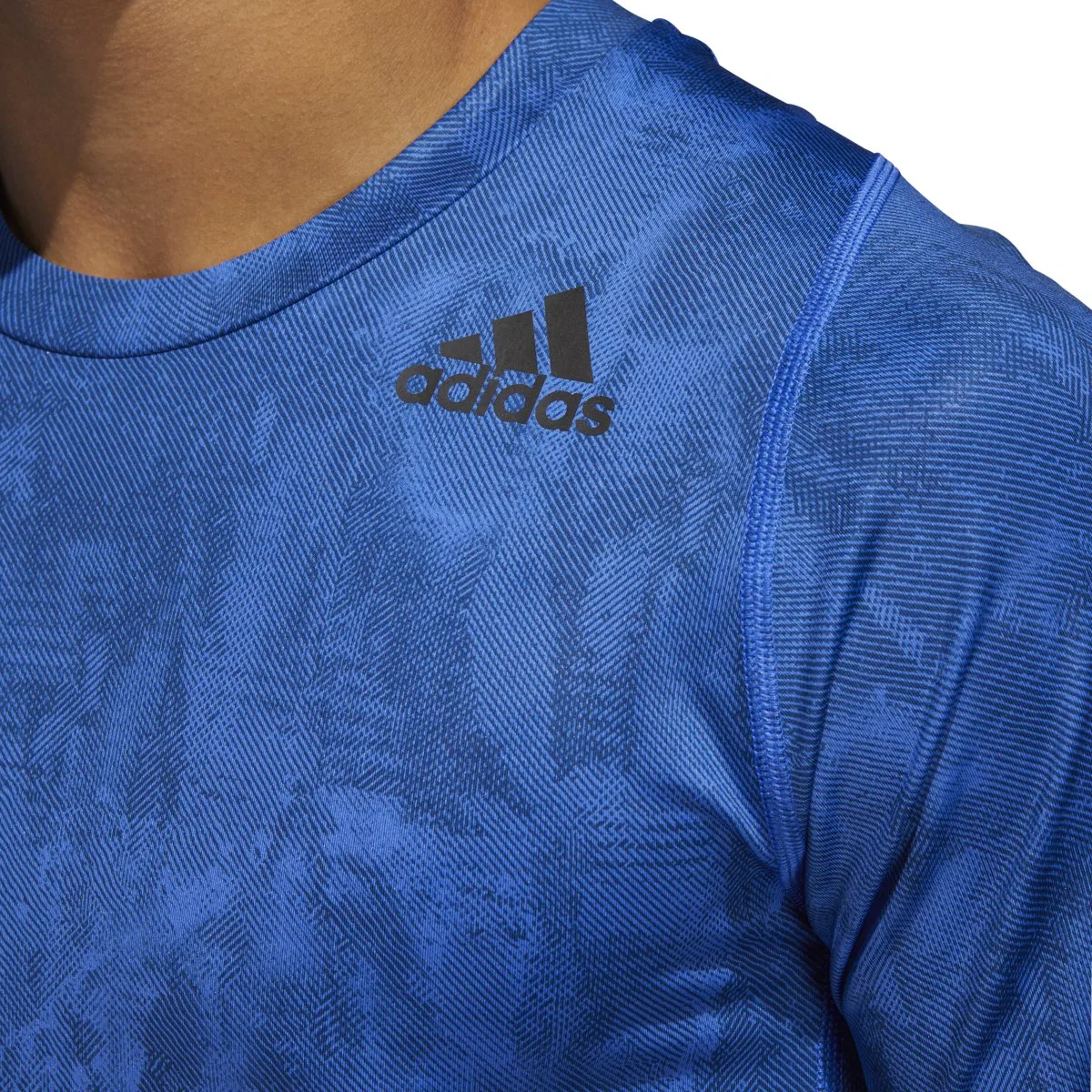 Мужская футболка с длинным рукавом Argentina Mns Adidas, Hirblu — фото 4
