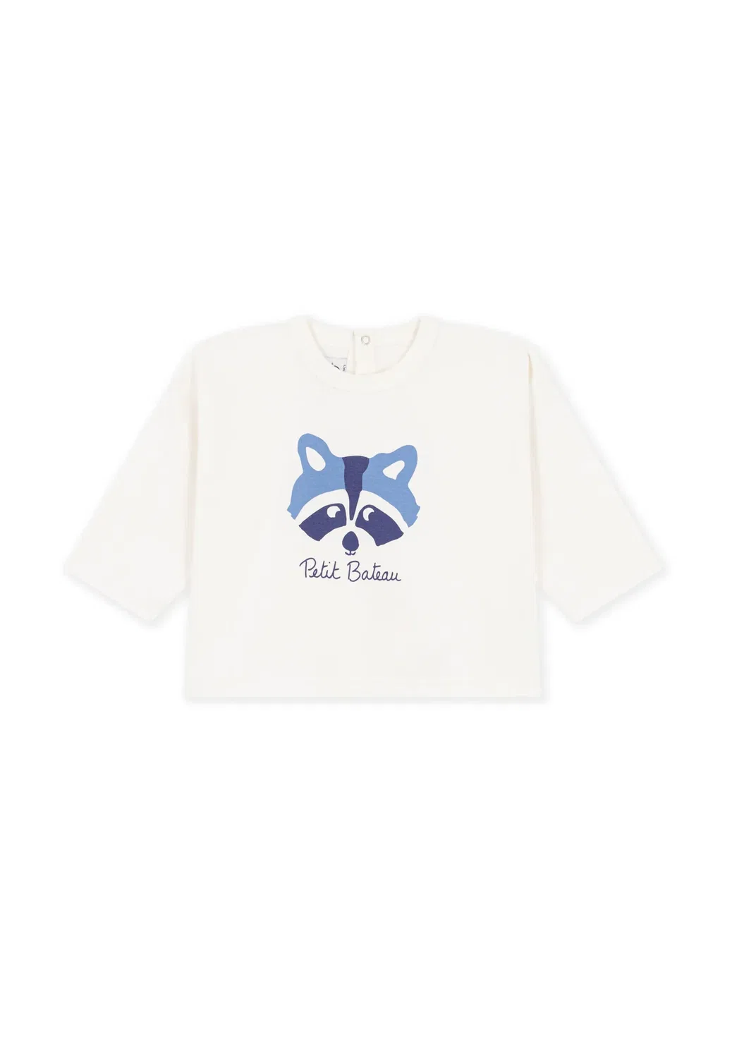 Футболка унисекс с рождественским принтом и длинными рукавами Petit Bateau, Milk — фото 3