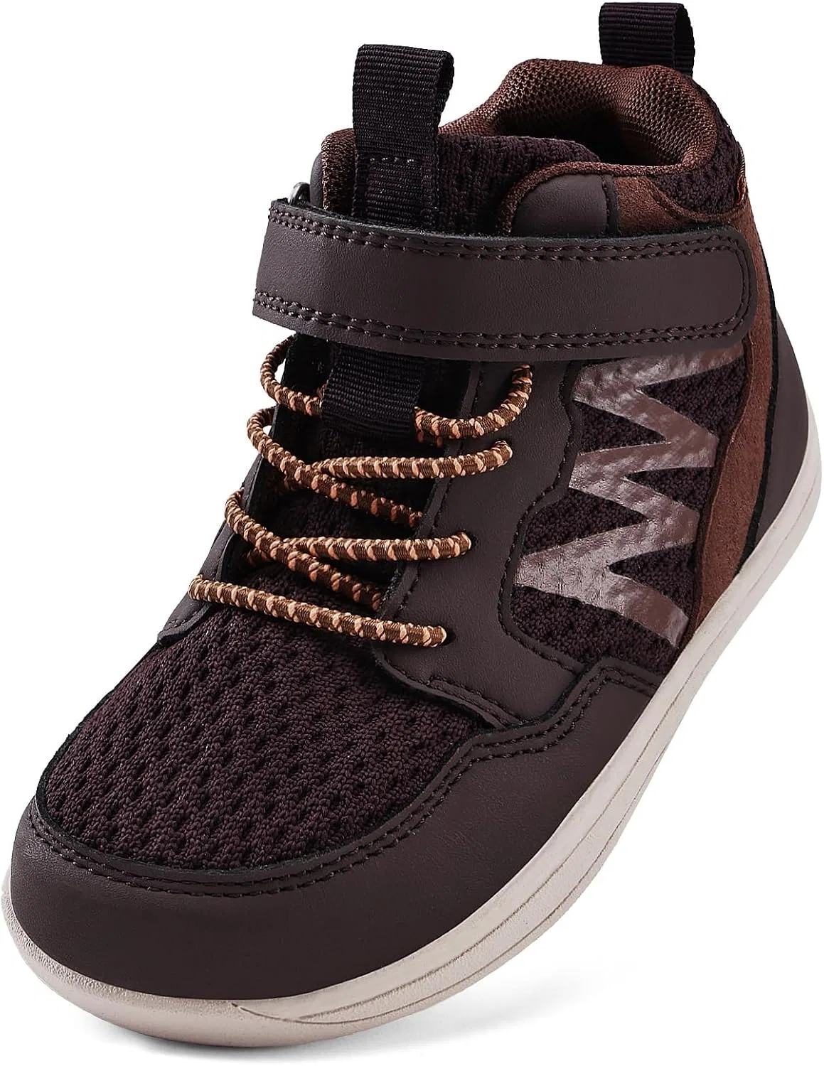 Детские кроссовки для девочек и мальчиков с высоким верхом WateLves, Dark Brown
